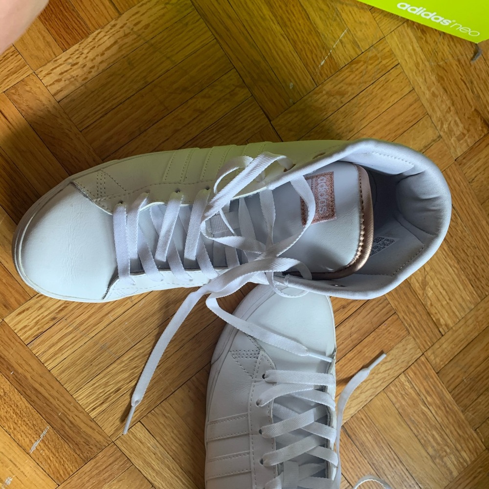 Adidas high tops! Lightly worn